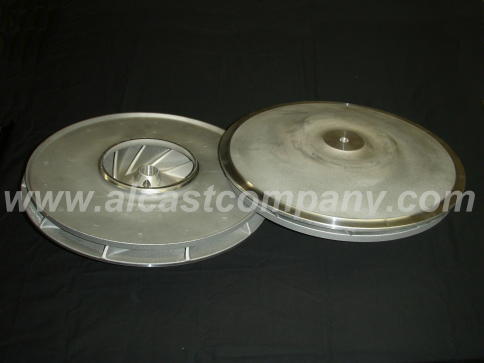 thin walled cast aluminum agricultural blower casting