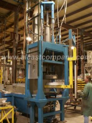 Low Pressure, Permanent Mold Aluminum Foundry casting equipment