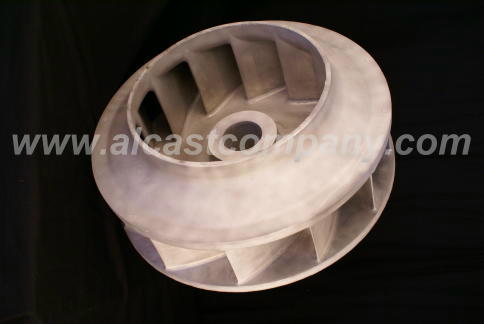 large cast aluminum centrifugal blower casting for tansportation industry