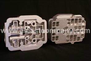 Complex Semi Permanent Mold Aluminum Castings using shell cores